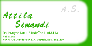 attila simandi business card